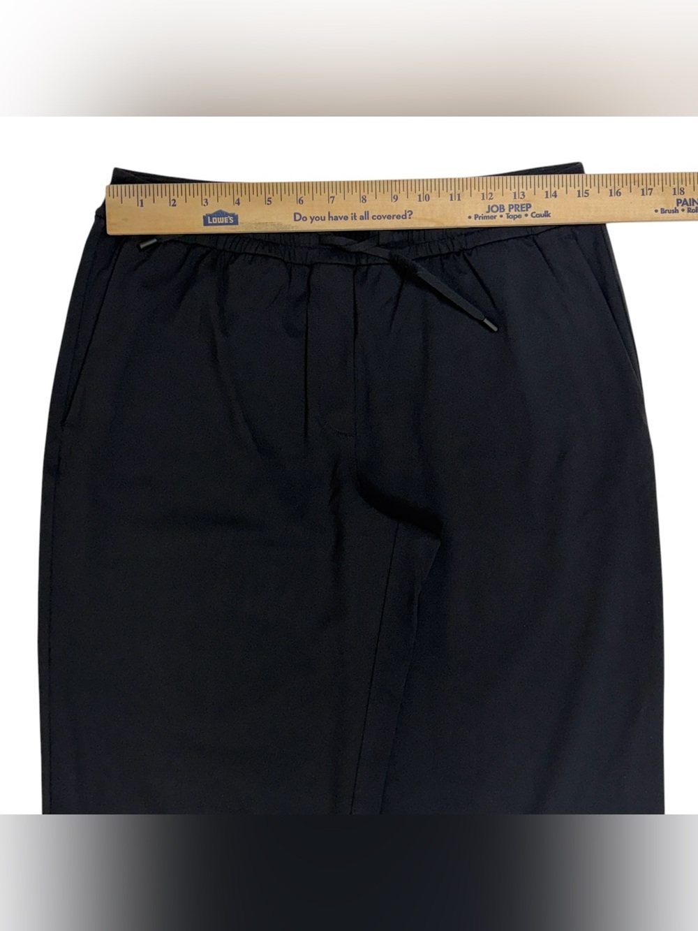 Lululemon Daydrift High Rise Wide Leg Trouser Womens Medium Black Luxtreme Pants - Picture 5 of 9